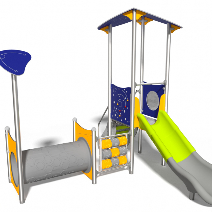 Oxo-s INOX bástya alagúttal