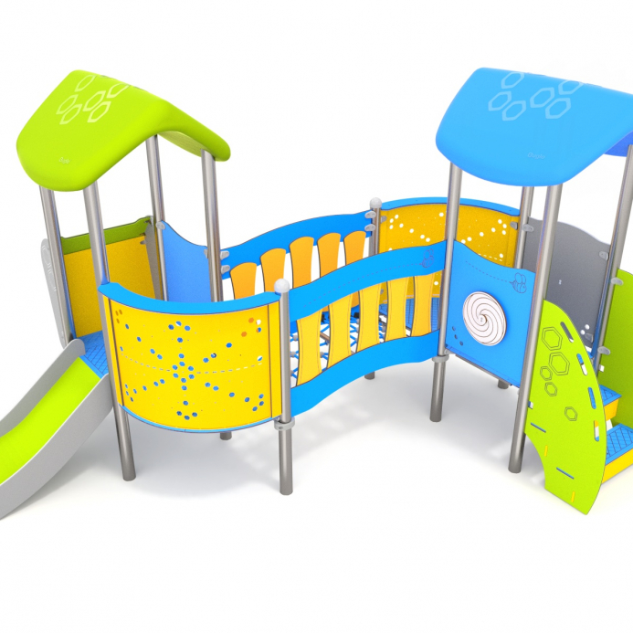 S - alakú dupla torony