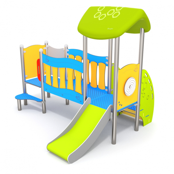 Torony bástyával fix híddal