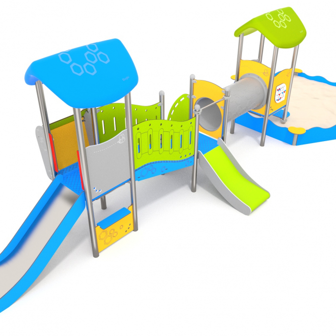 Tripla torony óriás homokozóval