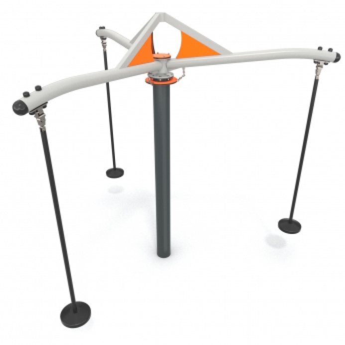 Három üléses forgó hinta