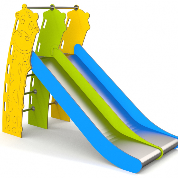 Zsiráf csúszda dupla pályával