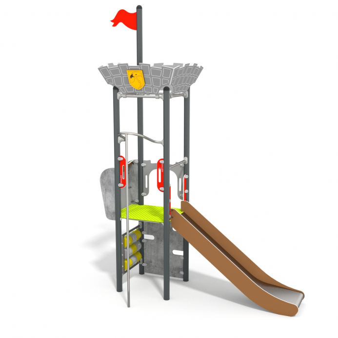 Csúszdás várbástya