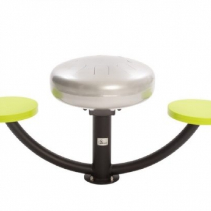 Fém "duett" kézi cintányér