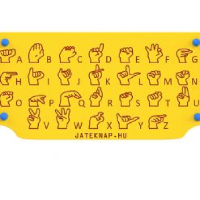 HDPE panel - Kéz jelek