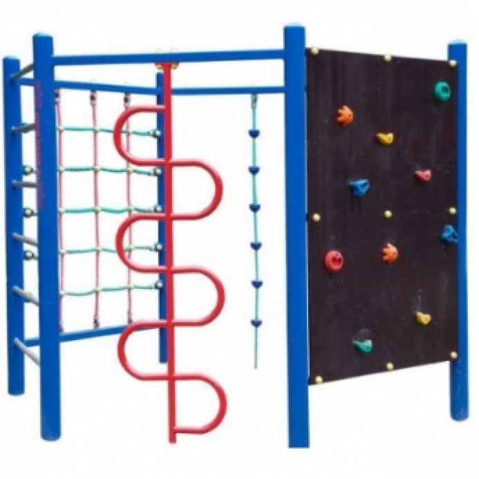 Hat oldalú fém mászóka