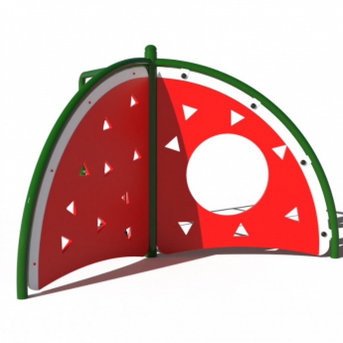 Fém három oldalú DINNYE mászóka kicsiknek