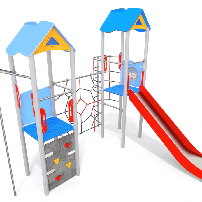 Dupla torony óriás kötélhálóval