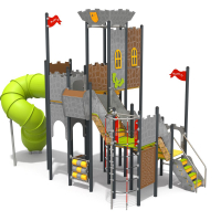 Eger vára cső csúszdával