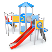 HEXAGON torony három bástyával és dupla csúszdával