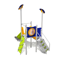 Inox Ikerbástya lépcsővel