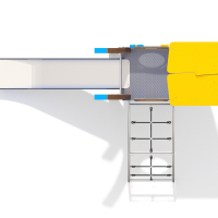 Íves kilátó csúszdával