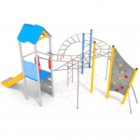 Játszóvár mászóka rendszerrel