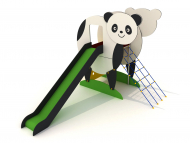 Panda csúszda rozsdamentes fém vázzal