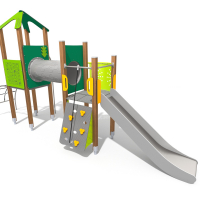 Torony bástyával alagúttal összekötve