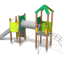 Torony bástyával alagúttal összekötve