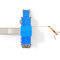 Torony iker bástyákkal óriás mászó hálóval