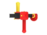 Fém kombi torony 1 spirál és 2 egyenes csúszdával kicsiknek nagyoknak