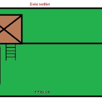 Homokozós nagy torony mászófallal