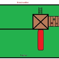 Kis játszótér mászófallal