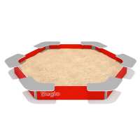 Kaptár homokozó ülőkékkel