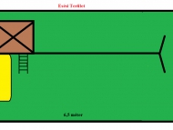 FA TETŐS NAGY TORONY HOSSZÚ RÚDDAL HOMOKOZÓ TETŐVEL