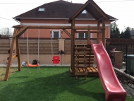 HOMOKOZÓS NAGY TORONY FA TETŐVEL HOMOKOZÓ TETŐVEL MÁSZÓ FALLAL