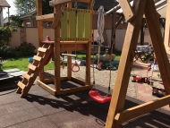 Szimpla torony ferde tetővel - Kezelés mentes  HDPE UV álló műanyag panelekkel