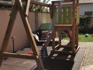 Szimpla torony ferde tetővel - Kezelés mentes  HDPE UV álló műanyag panelekkel