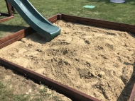 Felső kuckós vadászle mászó fallal fészekhintával különálló homokozóval