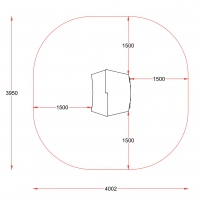 Babaház fém lábakkal