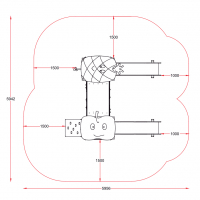 Dupla tornyú gyümölcs vár
