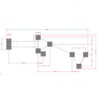 Fém dupla torony dinó csúszdával kötélhálóval