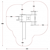 Gorilla mászókás csúszda