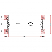 Gyümölcs hinta fém felső rúddal