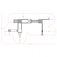 Luxus vár kötél hálóval és hintával