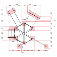 Rajzfilmes torony alagúttal kicsiknek
