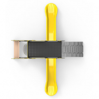 Buldózer kicsiknek paddal dupla csúszdával