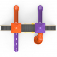 Fém dupla torony 4 csúszdával