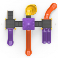 Fém tripla torony 5 csúszdával