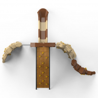 Mászófal csúszdával