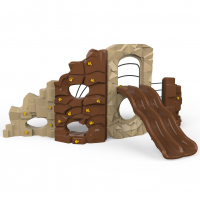 Mászófal dupla csúszdával