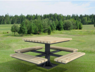 Kocka asztal ( sakkasztal )