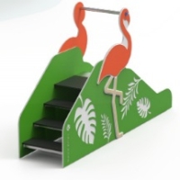 Flamingó csúszda piciknek