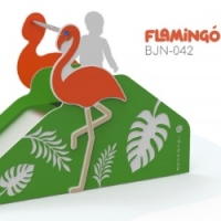 Flamingó csúszda piciknek