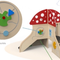 Gomba házikó piciknek