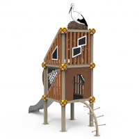 Szimpla bambusz ház