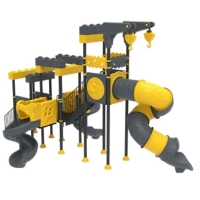 LEGO vár SPIRÁL CSŐ CSÚSZDÁVAL