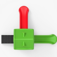 Fém dupla csúszdás torony kicsiknek lépcsővel