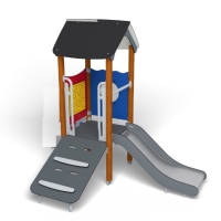 Csúszdás babaház piciknek